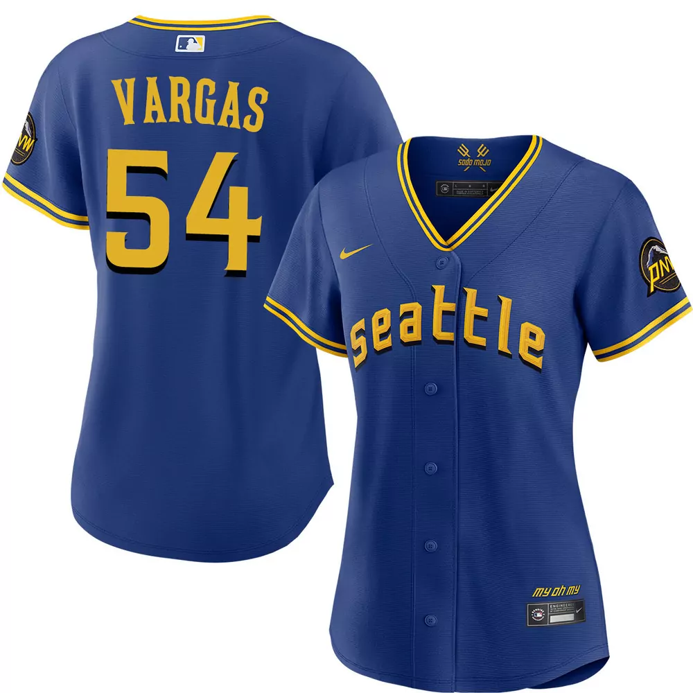 carlos vargas seattle mariners alternate green limited jersey