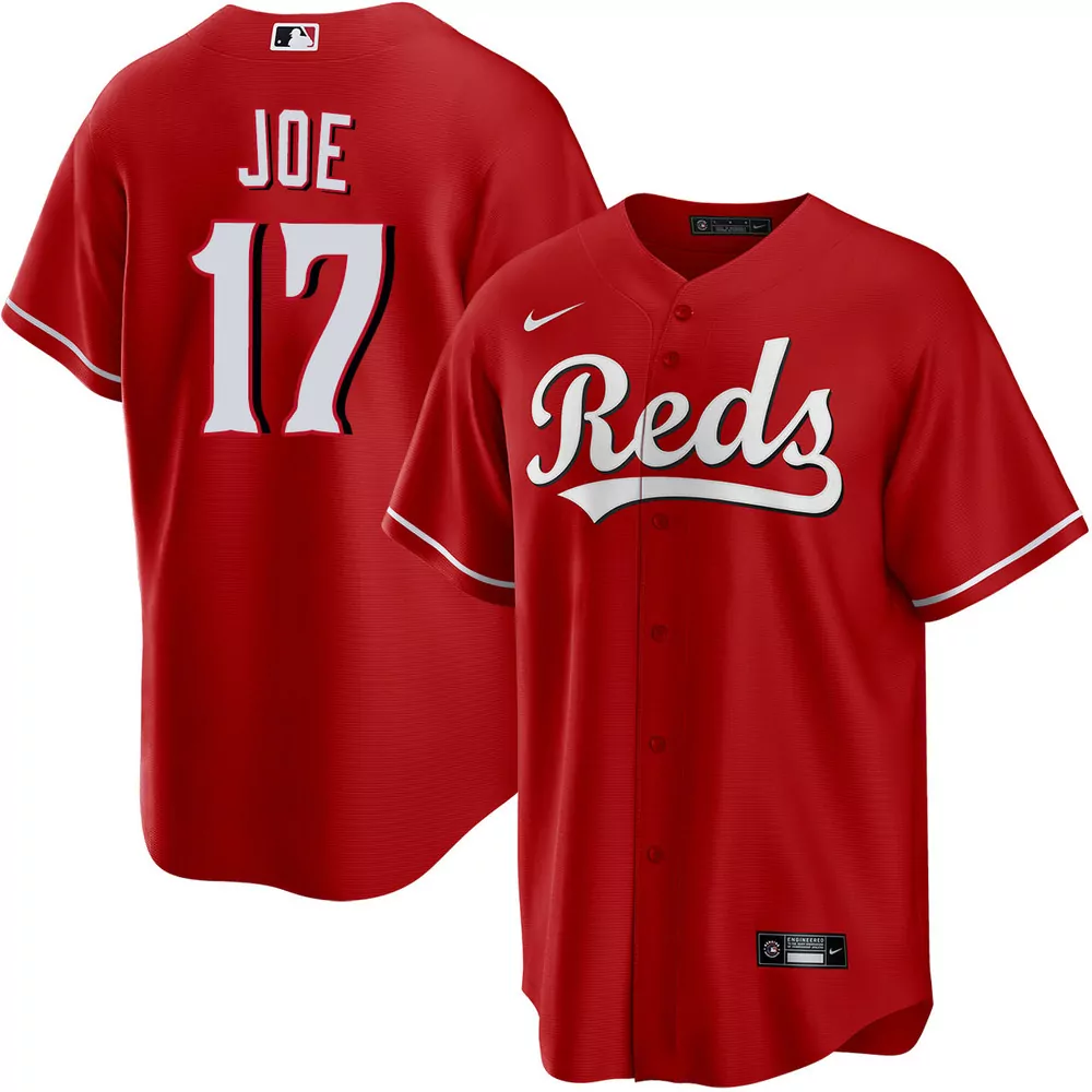cincinnati reds white home jersey