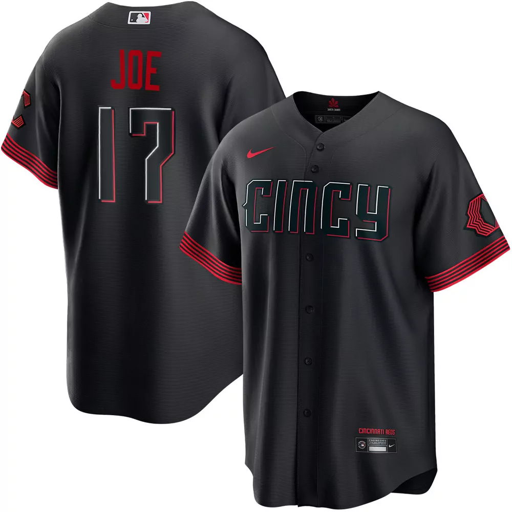 cincinnati reds white home jersey