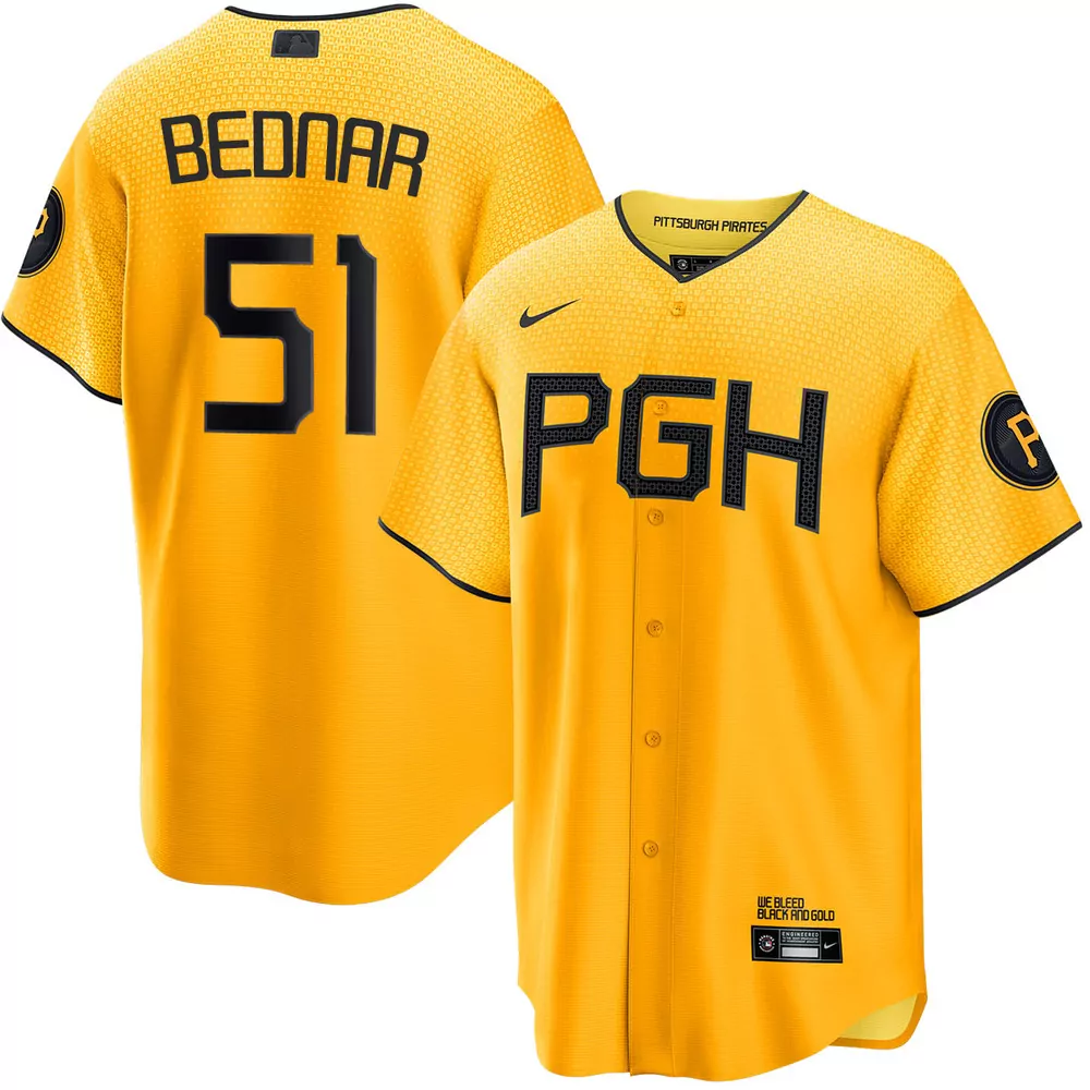 david bednar pittsburgh pirates alternate limited jersey