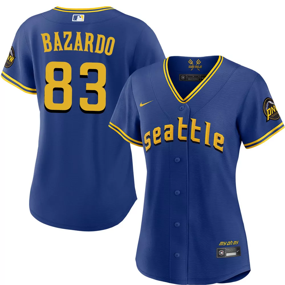 eduard bazardo seattle mariners city connect limited jersey