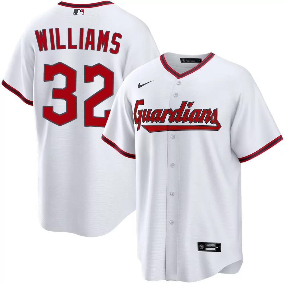 gavin williams cleveland guardians alternate red limited jersey