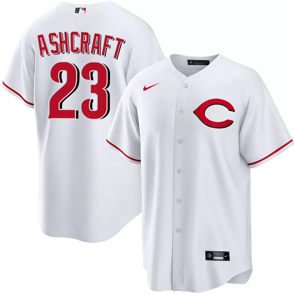gavin lux cincinnati reds home jersey