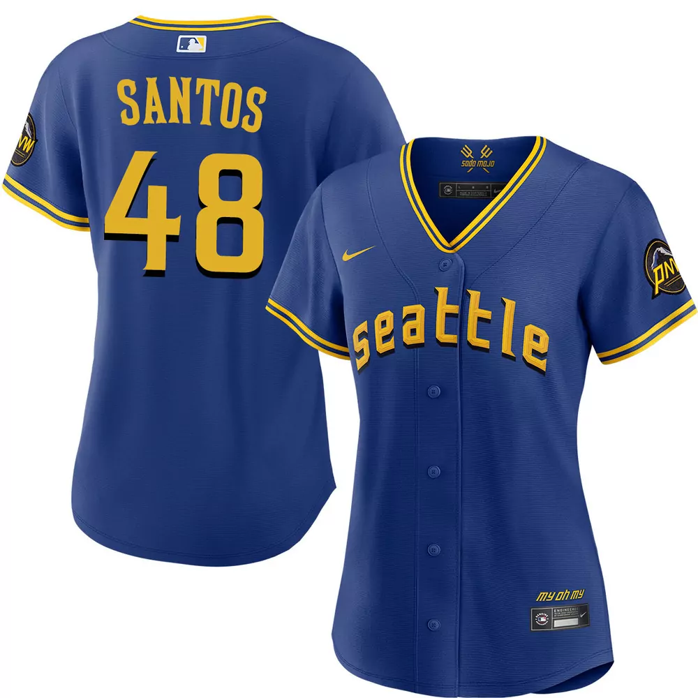 gregory santos seattle mariners city connect limited jersey