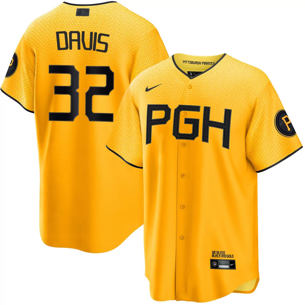 henry davis pittsburgh pirates alternate limited jersey