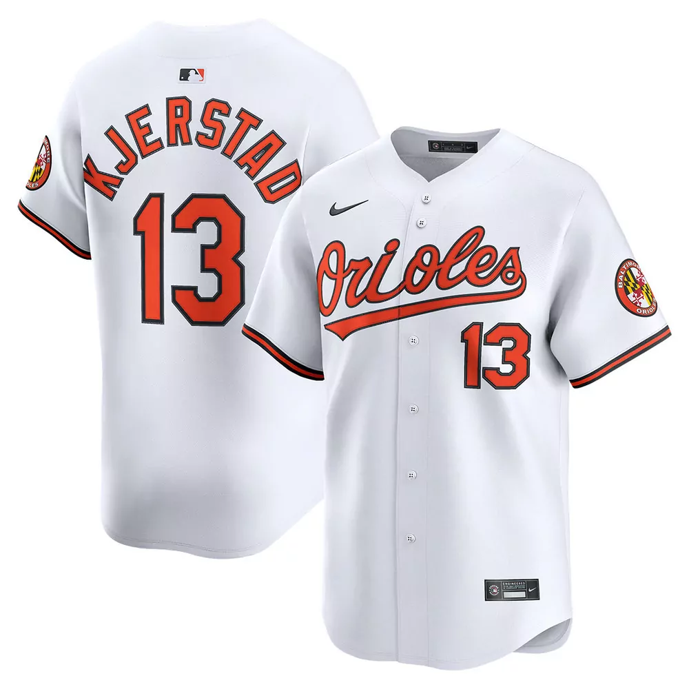 heston kjerstad baltimore orioles alternate black limited jersey