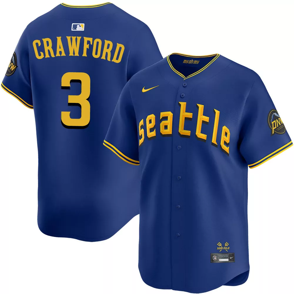 ichiro suzuki seattle mariners road navy jersey
