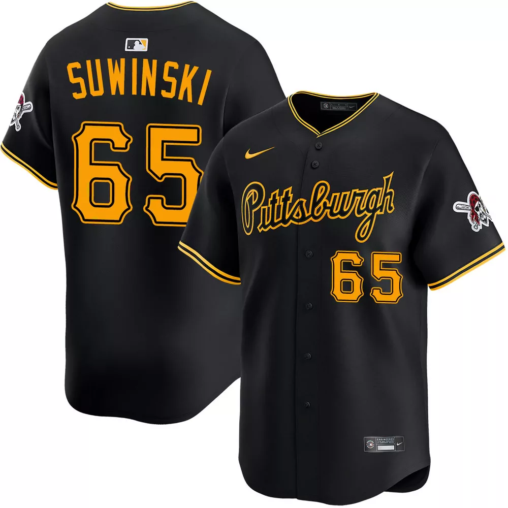 jack suwinski pittsburgh pirates alternate home limited jersey