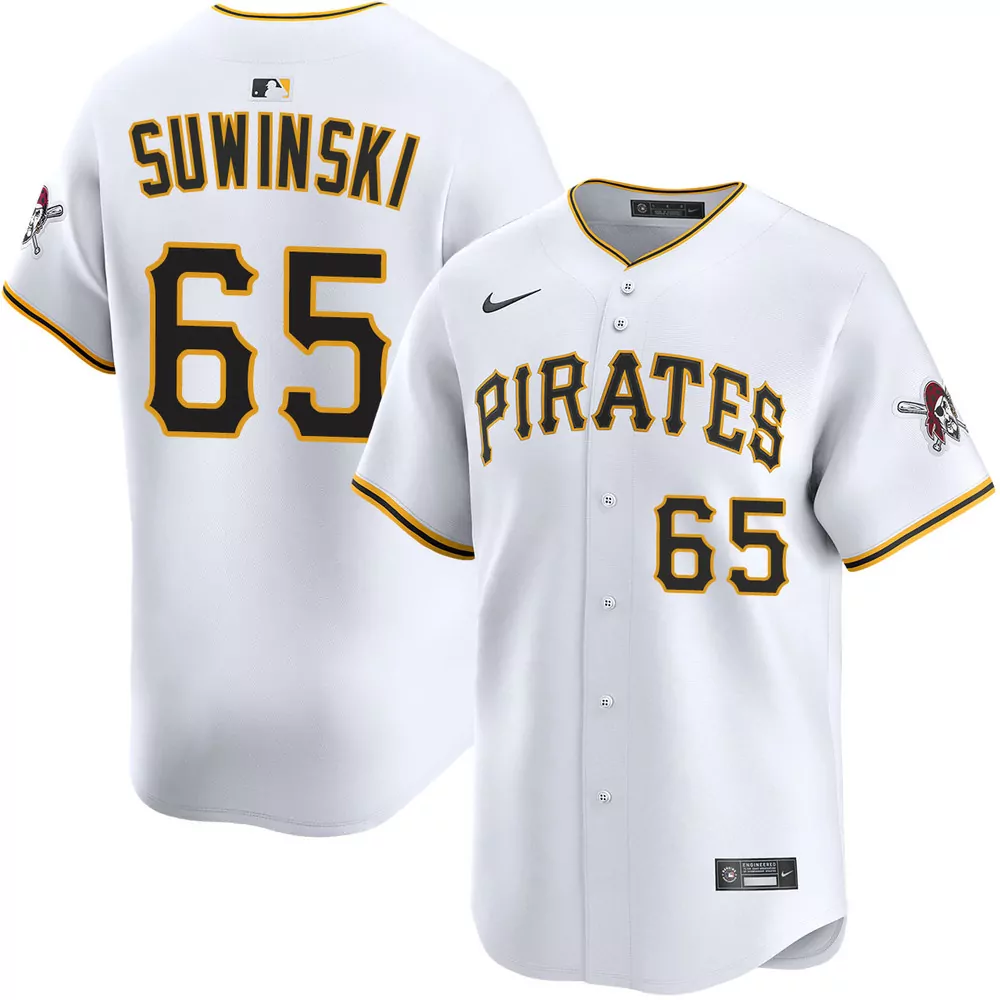 jack suwinski pittsburgh pirates alternate home limited jersey