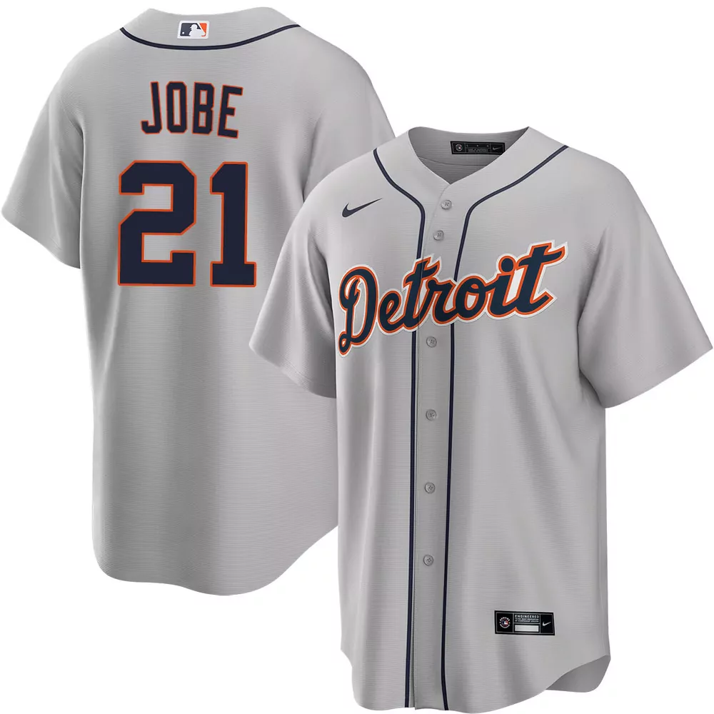 jackson jobe detroit tigers alternate navy jersey