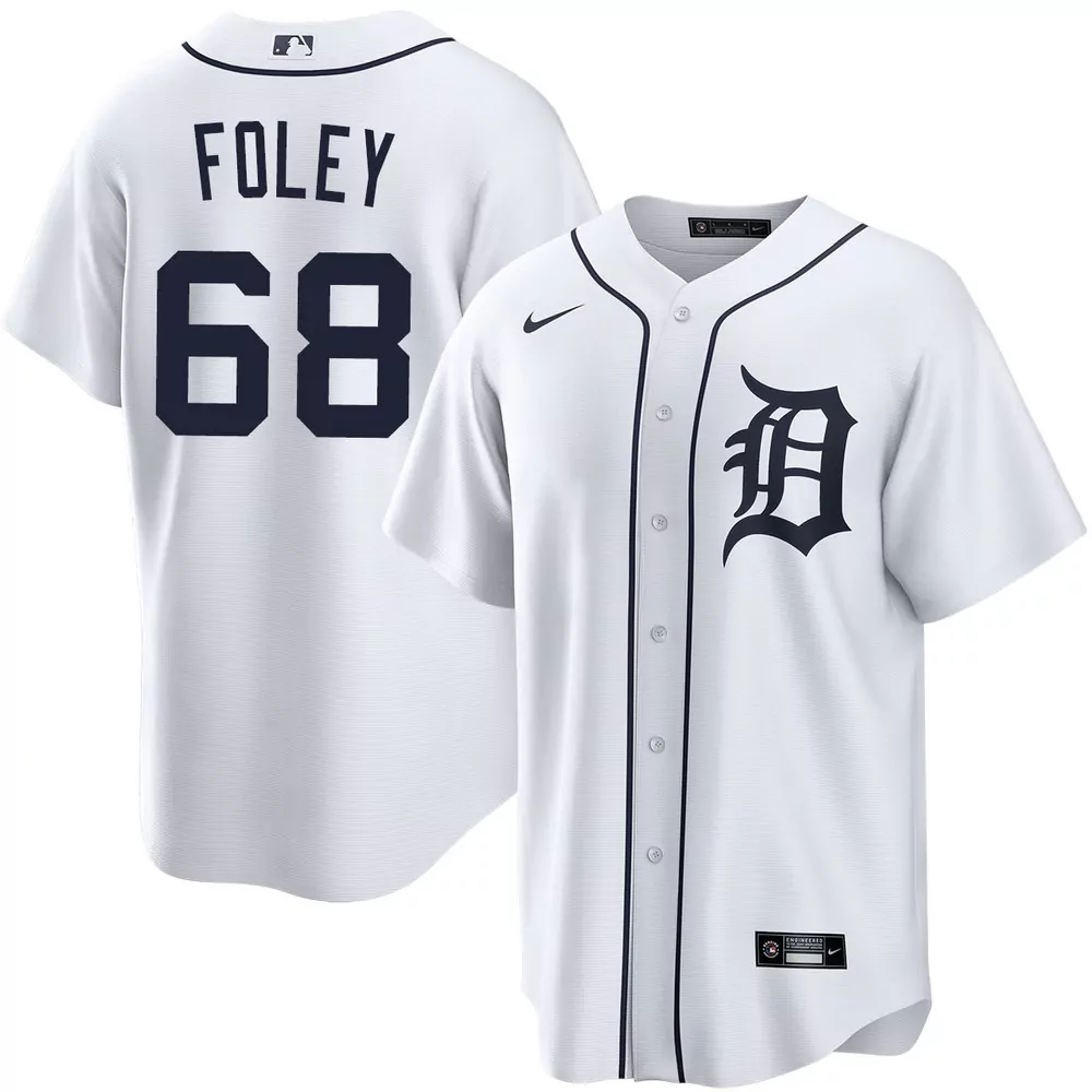 jake rogers detroit tigers home jersey