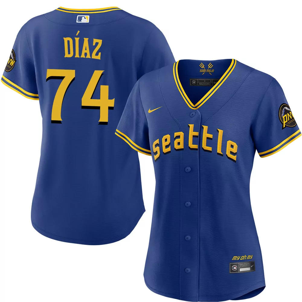 jhonathan diaz seattle mariners alternate green limited jersey