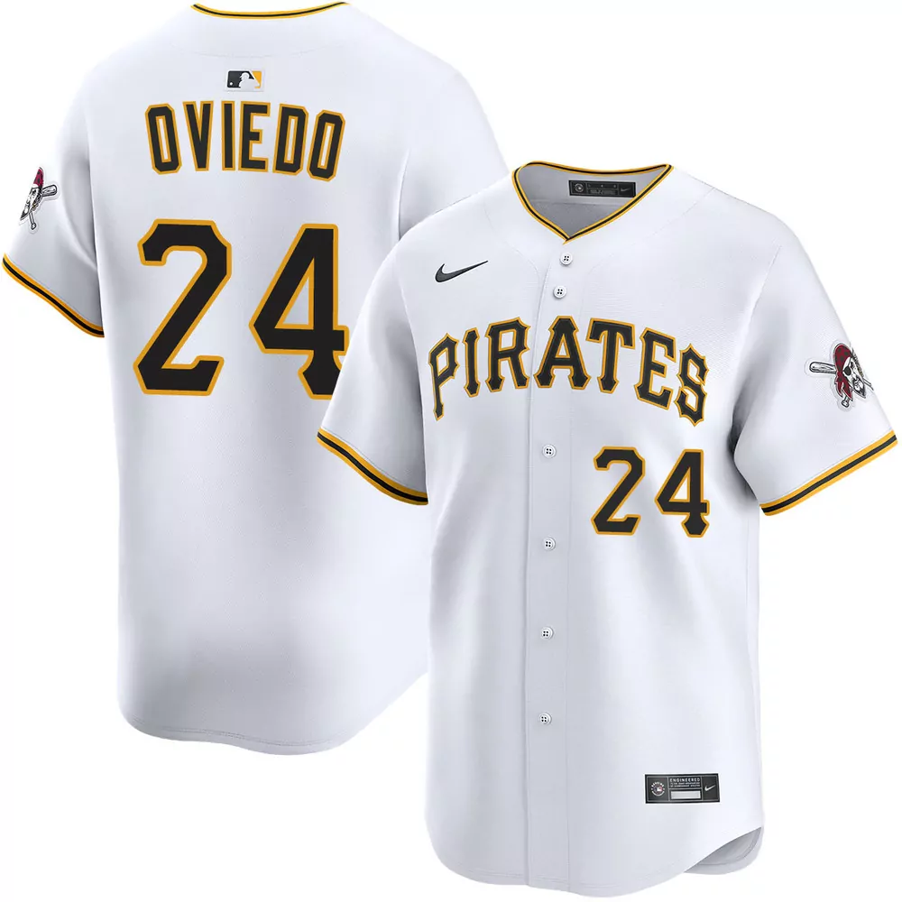 johan oviedo pittsburgh pirates alternate home limited jersey