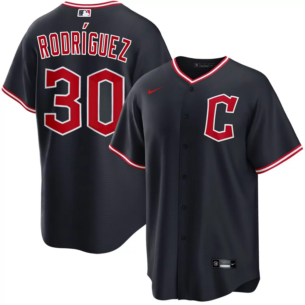 john means cleveland guardians alternate red limited jersey