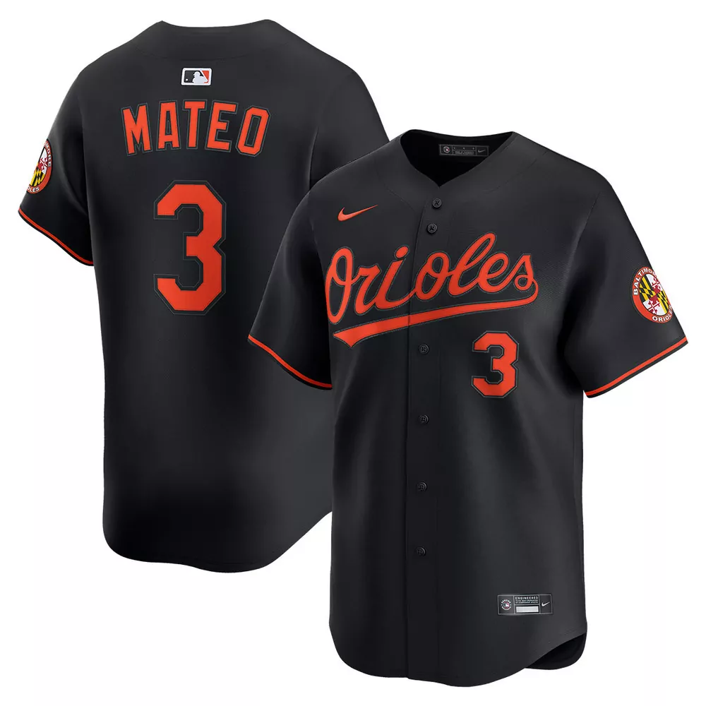 jorge mateo baltimore orioles alternate black jersey