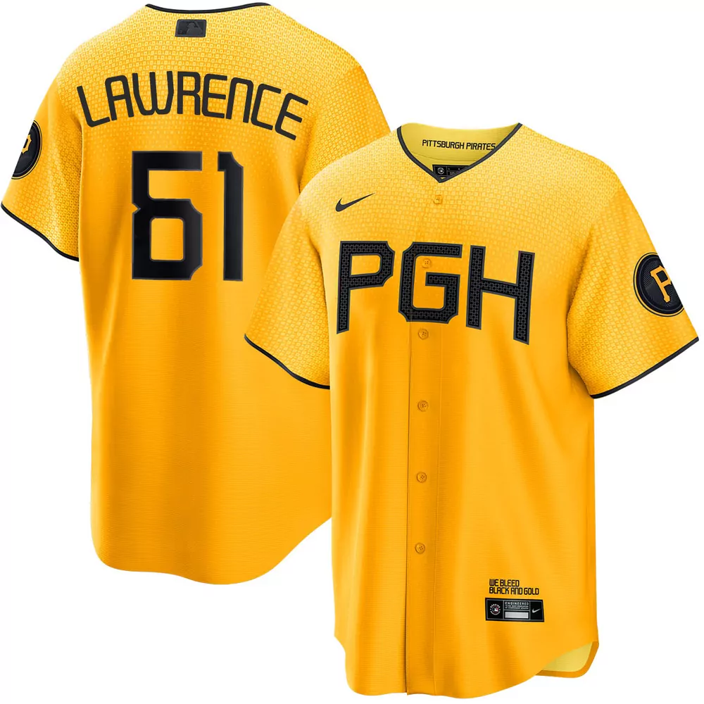 justin lawrence pittsburgh pirates alternate limited jersey