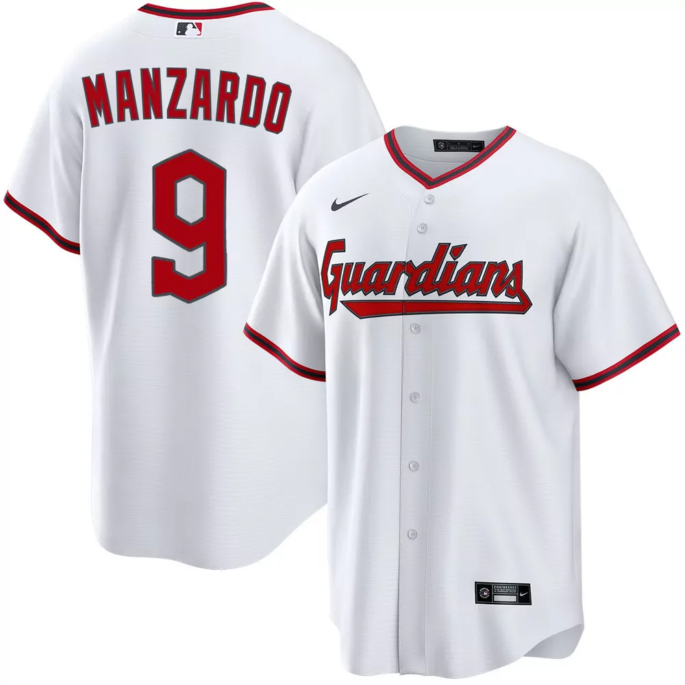 kyle manzardo cleveland guardians alternate red limited jersey
