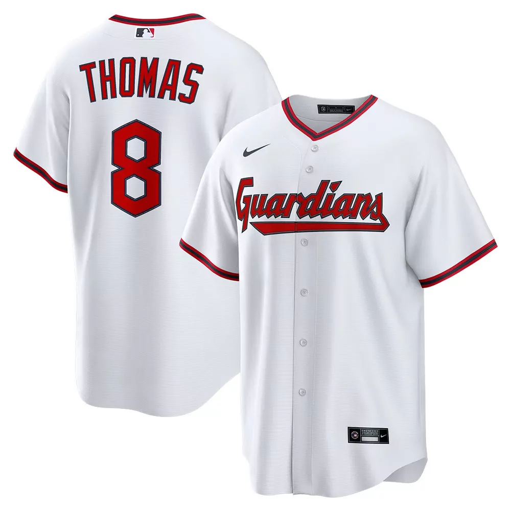 lane thomas cleveland guardians alternate red jersey