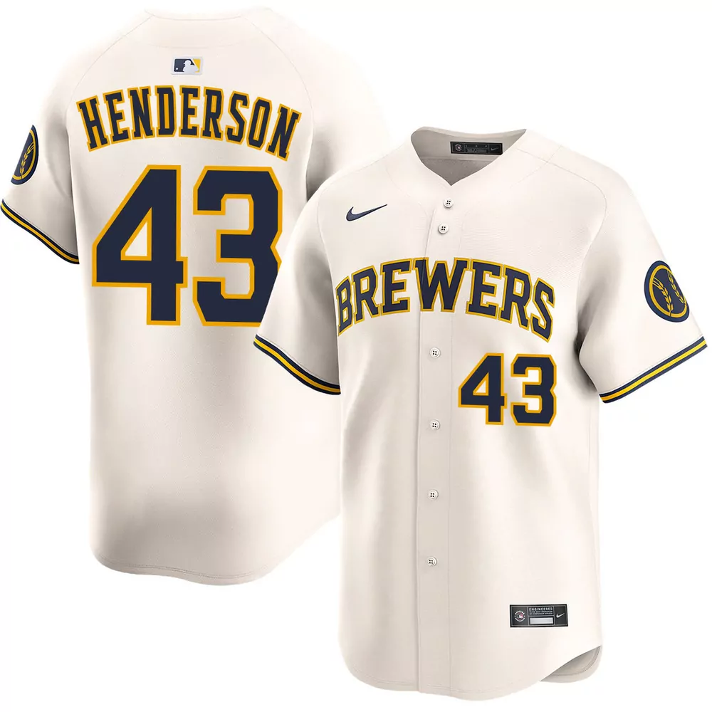 logan henderson milwaukee brewers home ivory jersey
