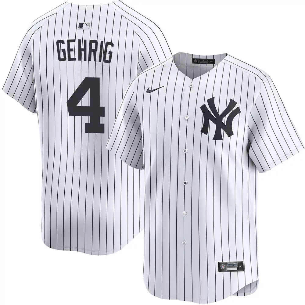 lou gehrig new york yankees home jersey