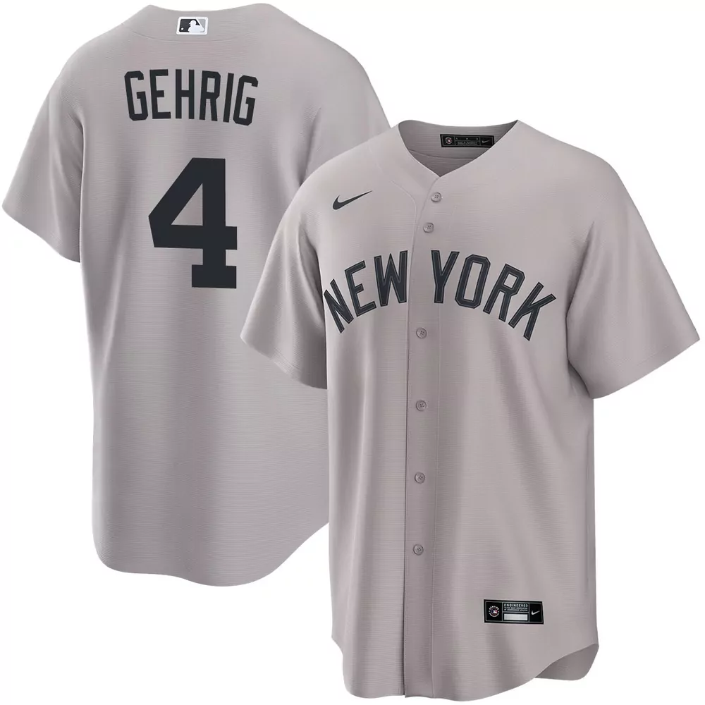 lou gehrig new york yankees home jersey