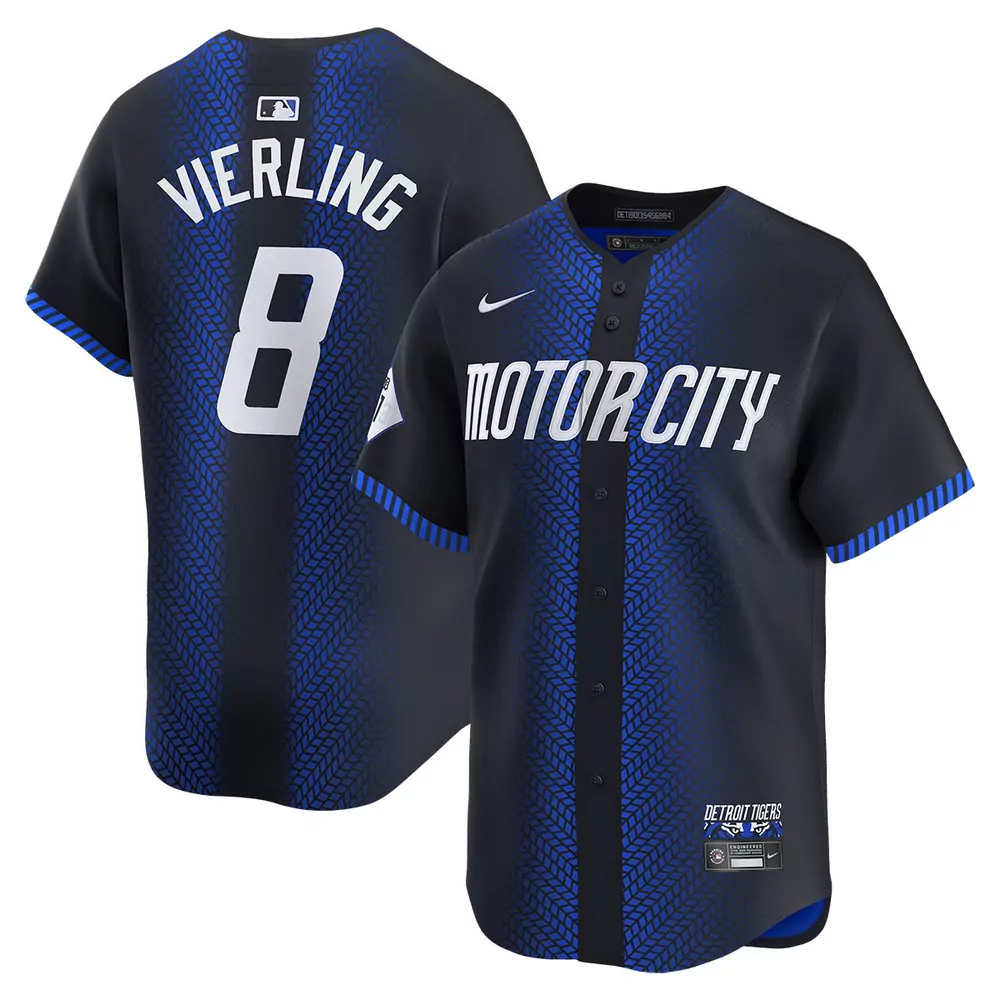 matt vierling detroit tigers alternate navy jersey