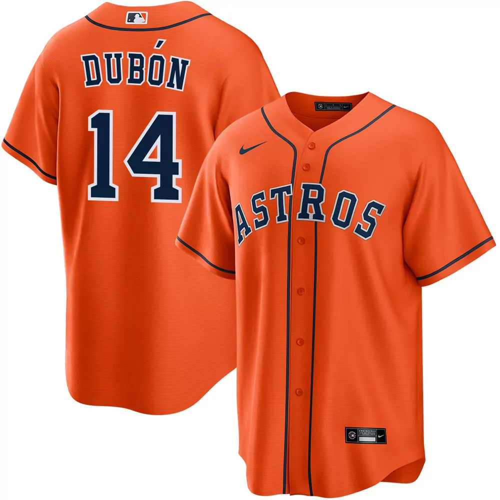 mauricio dubon houston astros alternate navy jersey