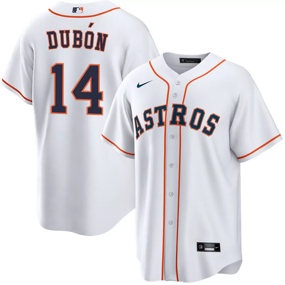mauricio dubon houston astros alternate navy jersey