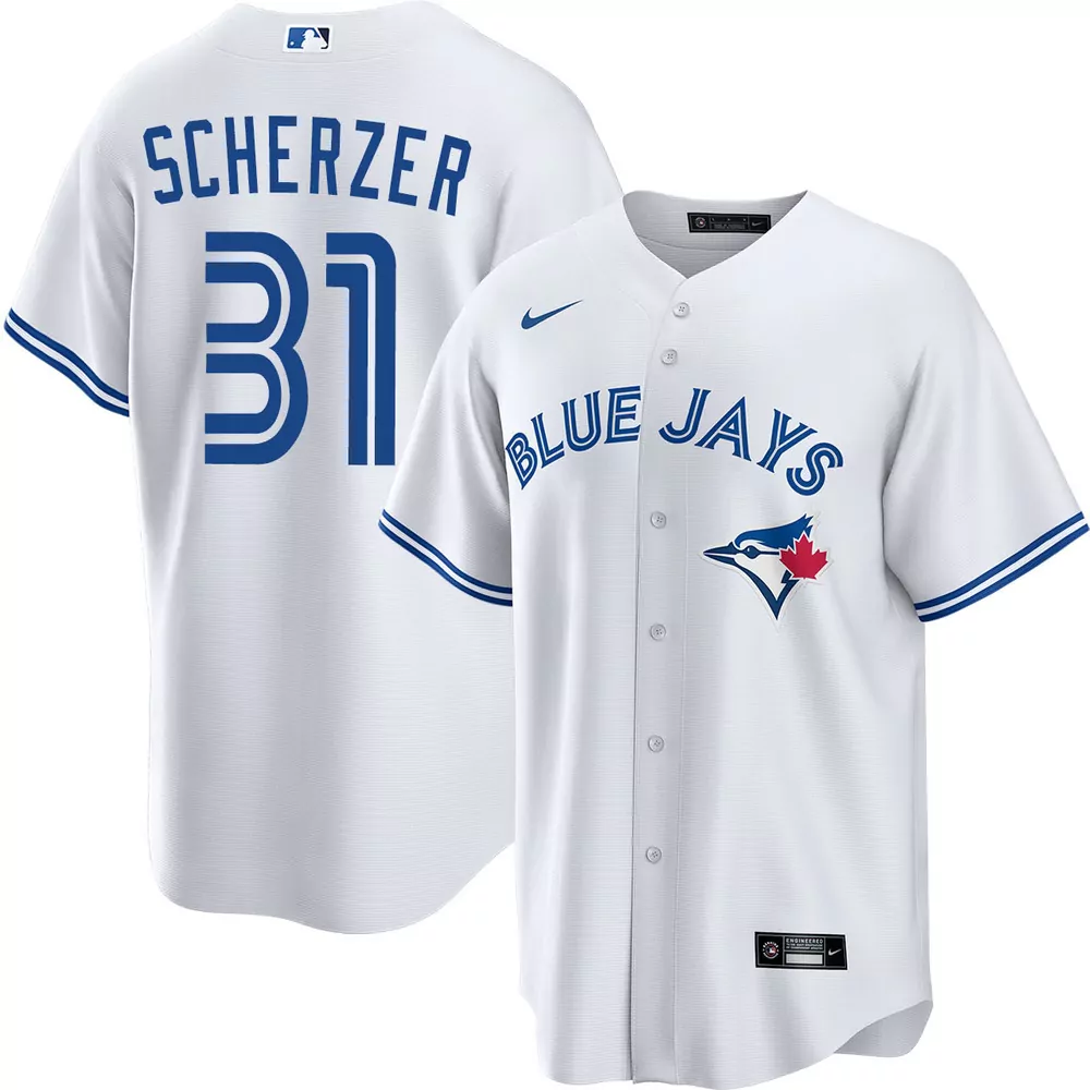max scherzer toronto blue jays city connect limited jersey