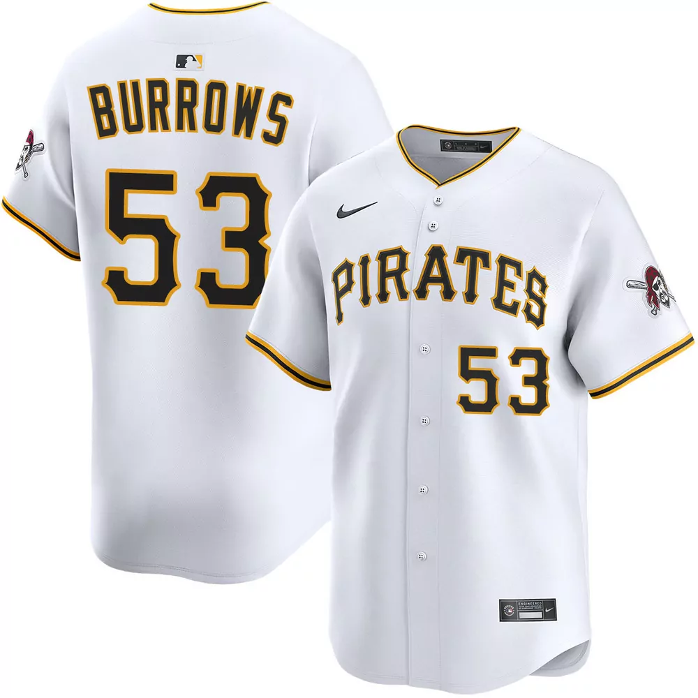 mike burrows pittsburgh pirates alternate limited jersey
