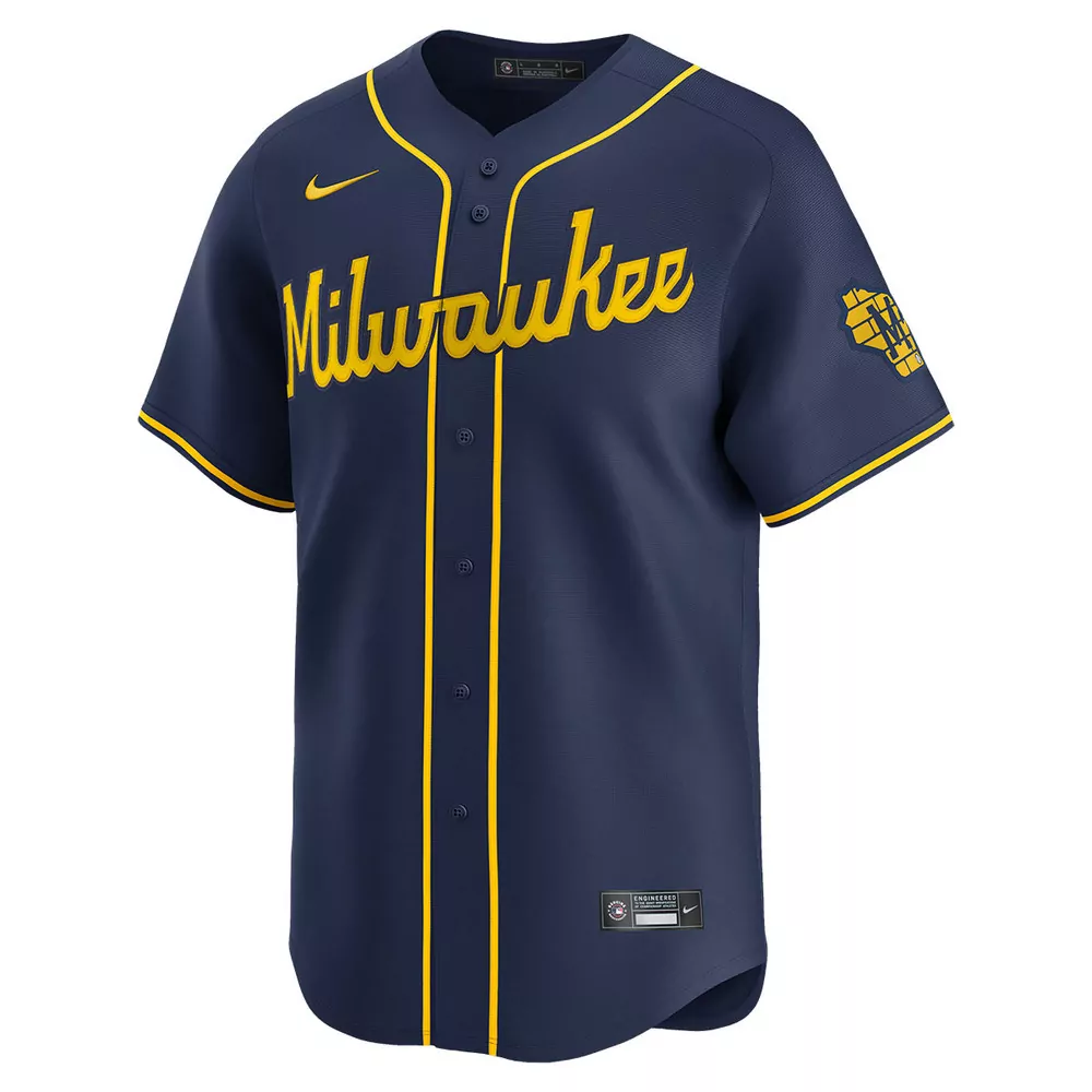 logan henderson milwaukee brewers home ivory jersey