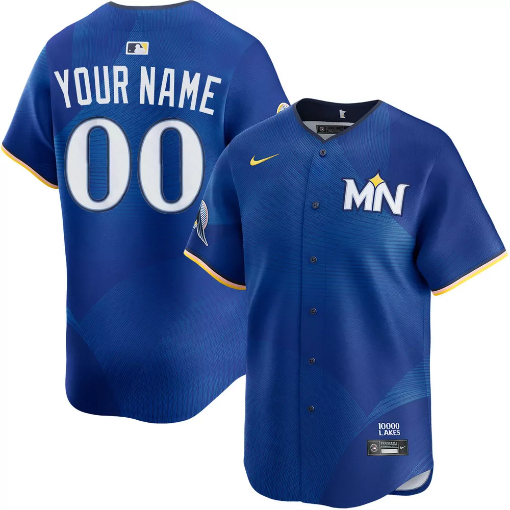 minnesota twins personalized alternate navy limited jersey