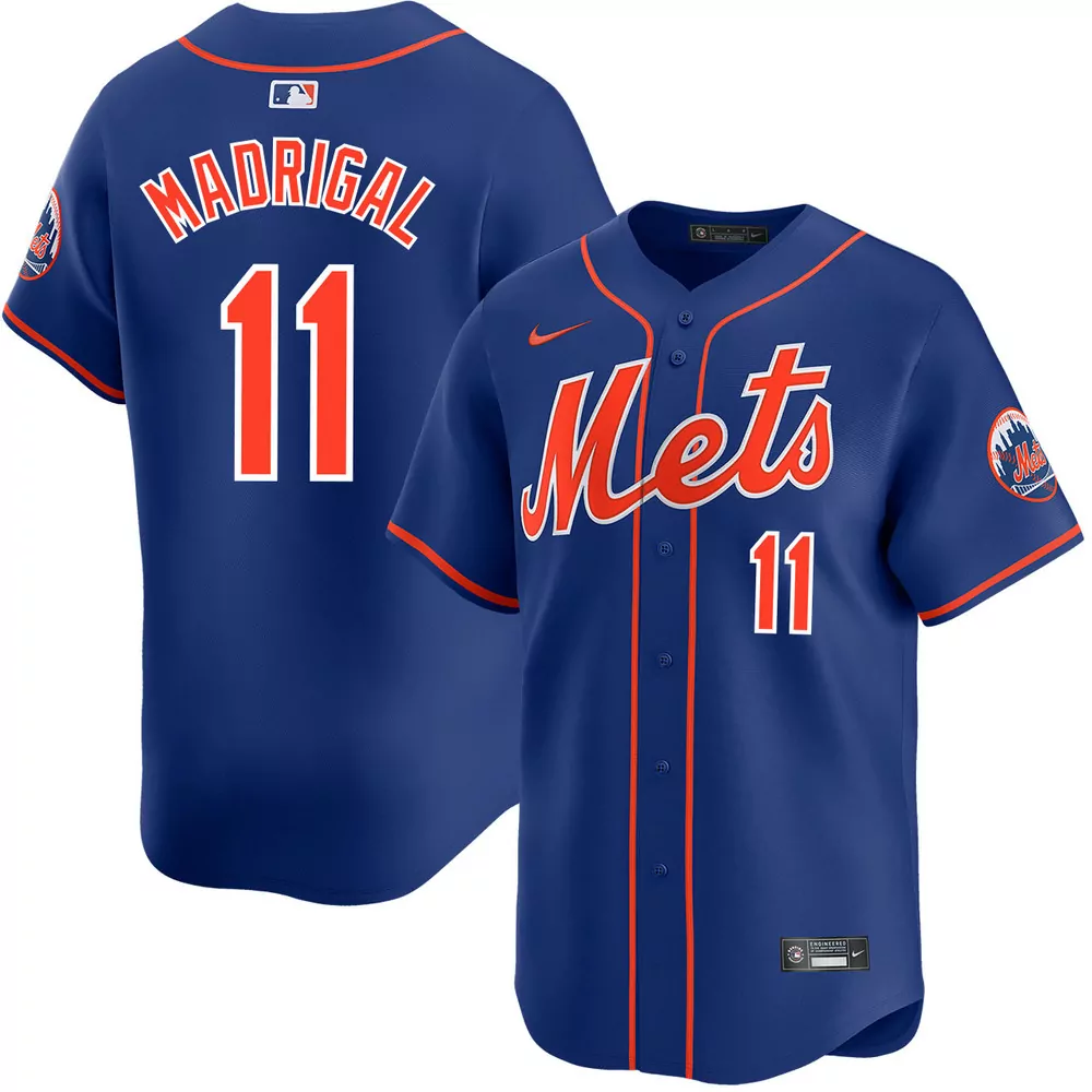 nick madrigal new york mets alternate black limited jersey