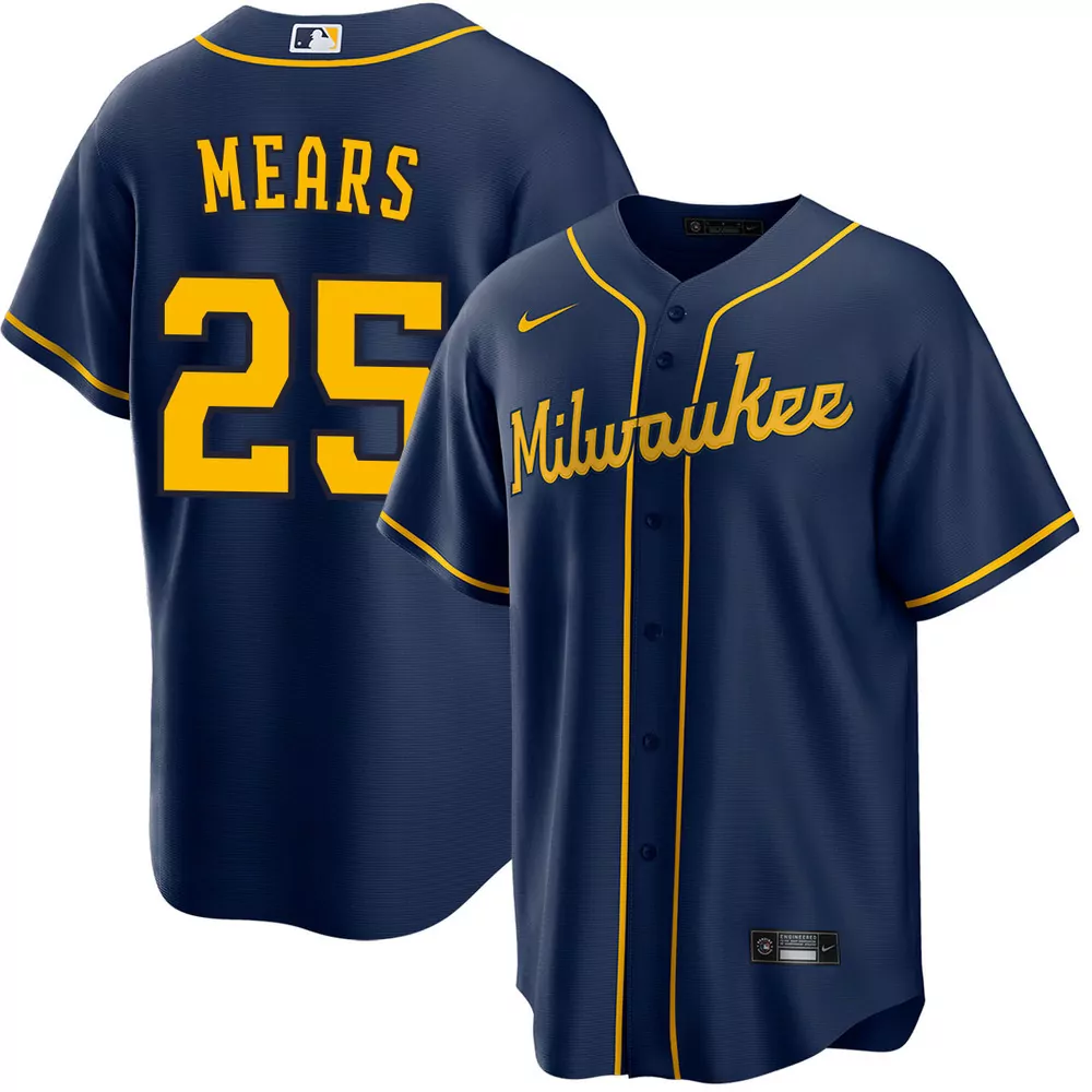 milwaukee brewers personalized home ivory jersey