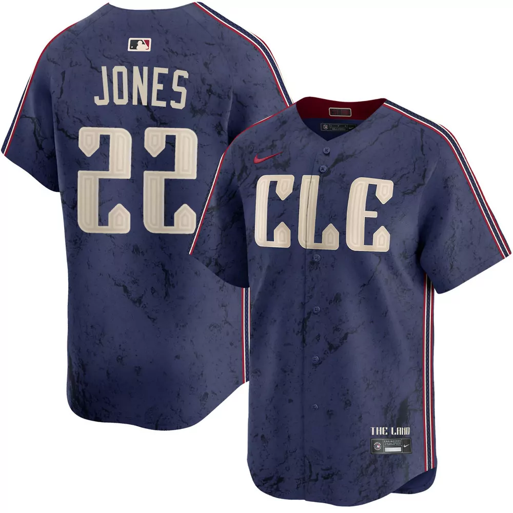 nolan jones cleveland guardians alternate red jersey