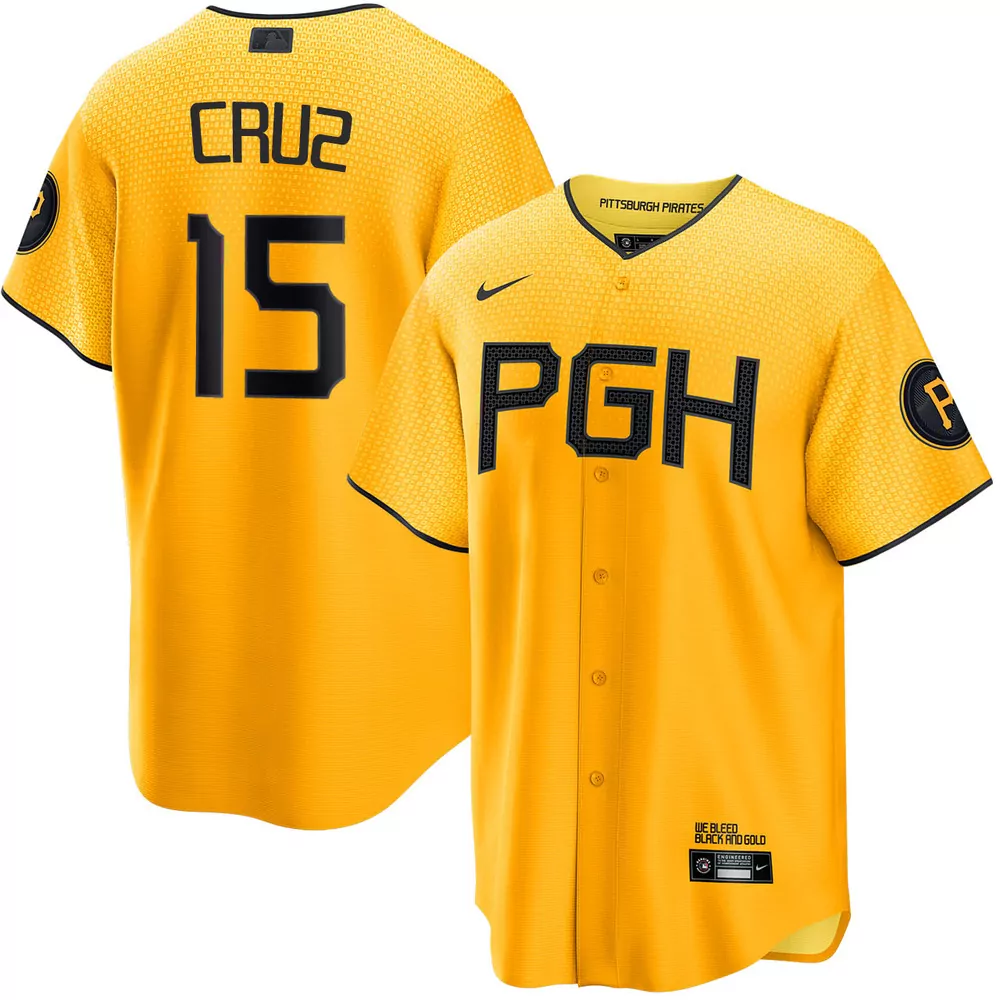 oneil cruz pittsburgh pirates alternate home limited jersey