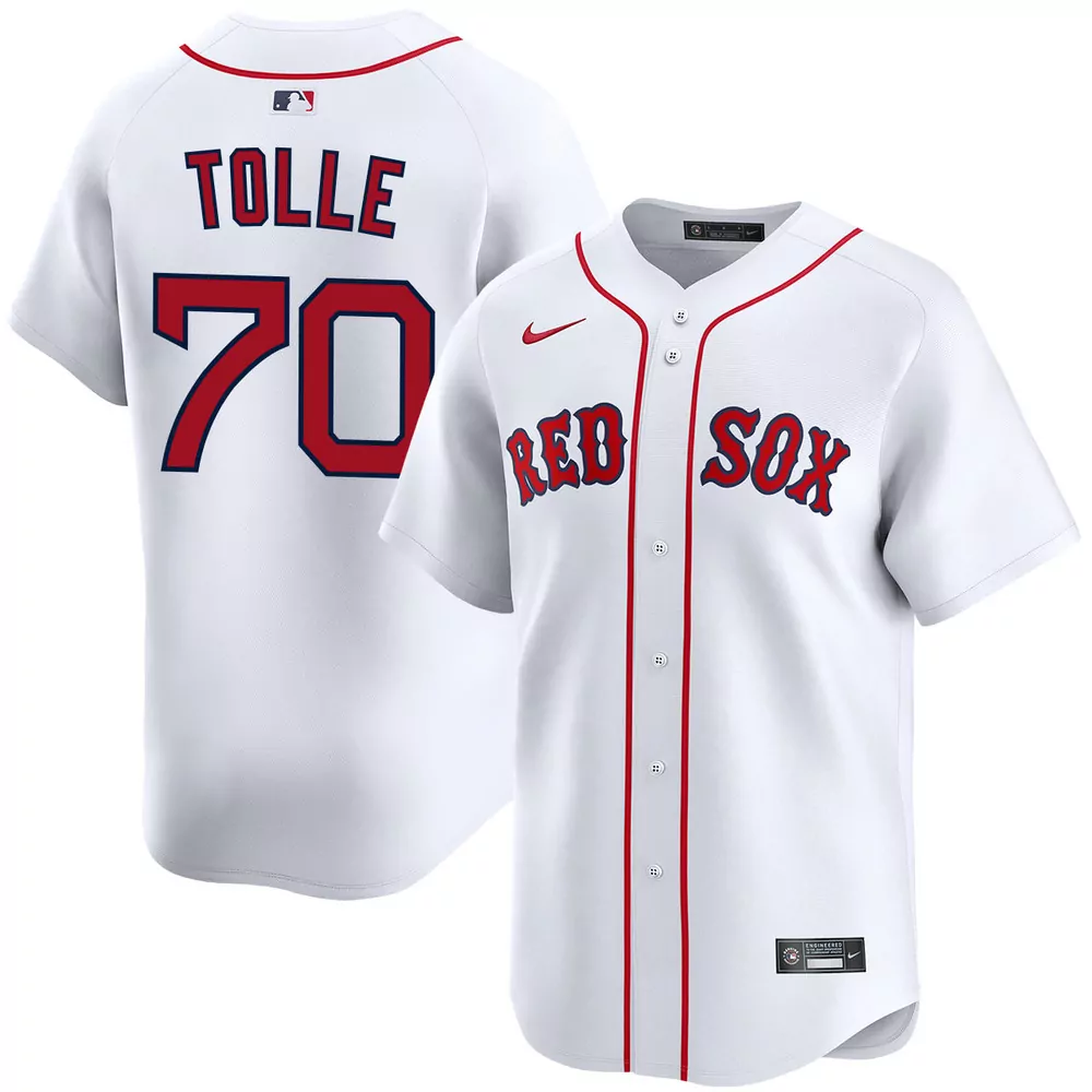 payton tolle boston red sox alternate red jersey