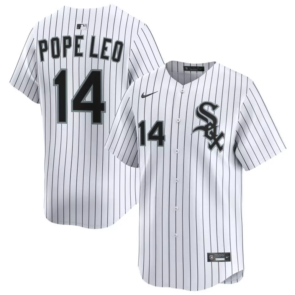 pope leo xiv chicago white sox alternate white jersey