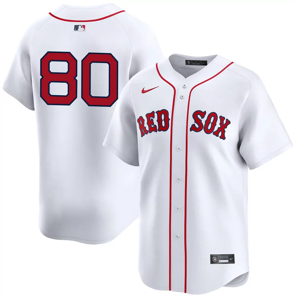 richard fitts boston red sox alternate red limited jersey