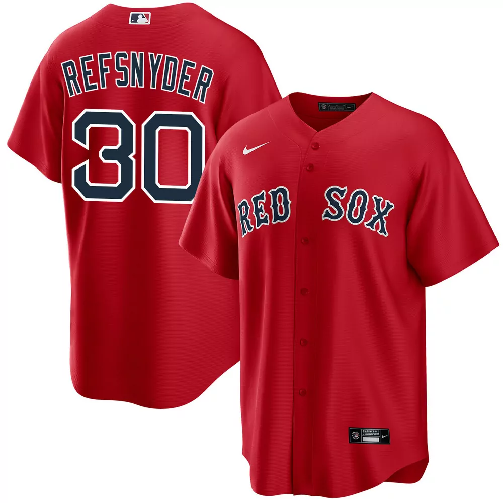 rob refsnyder boston red sox alternate navy limited jersey
