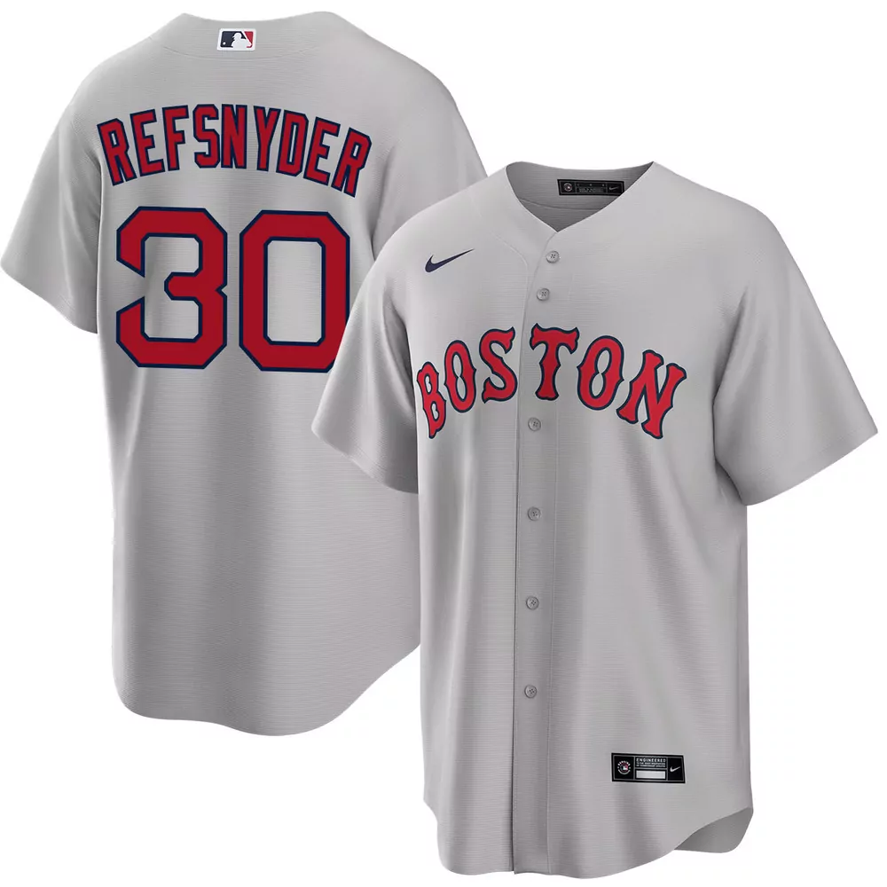 rob refsnyder boston red sox home limited jersey