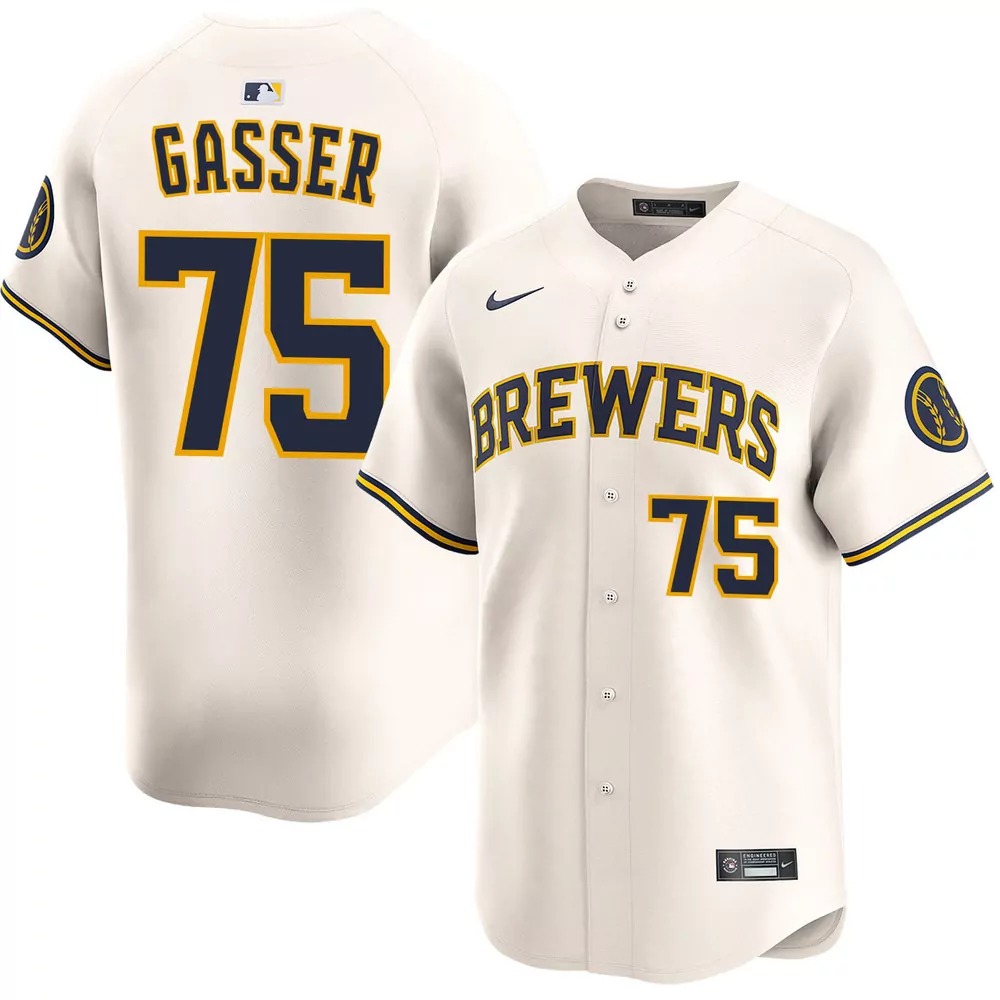 robert gasser milwaukee brewers city connect jersey
