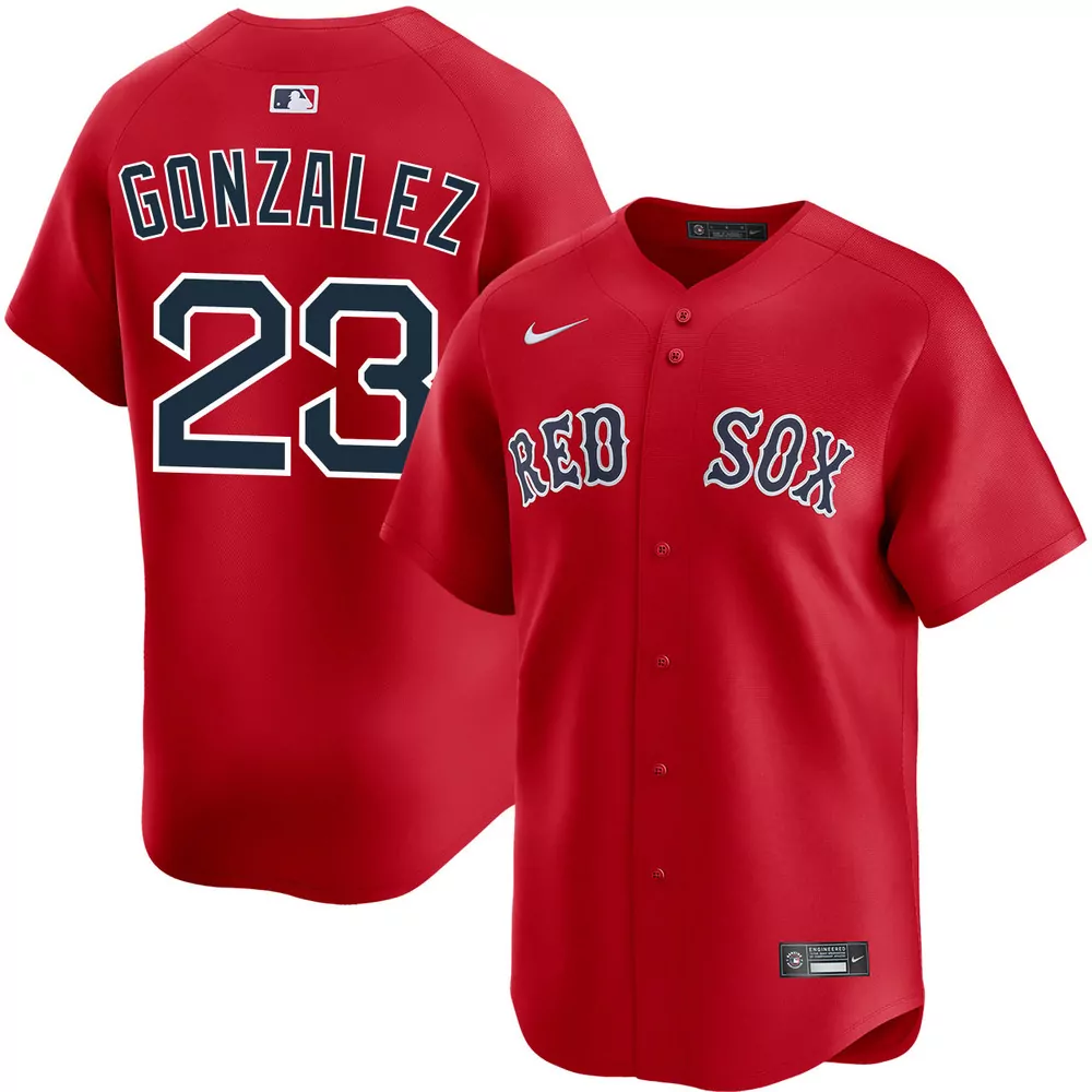 romy gonzalez boston red sox alternate red jersey