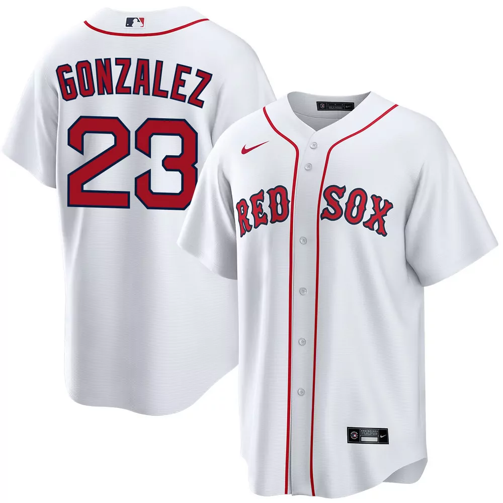 romy gonzalez boston red sox alternate red jersey