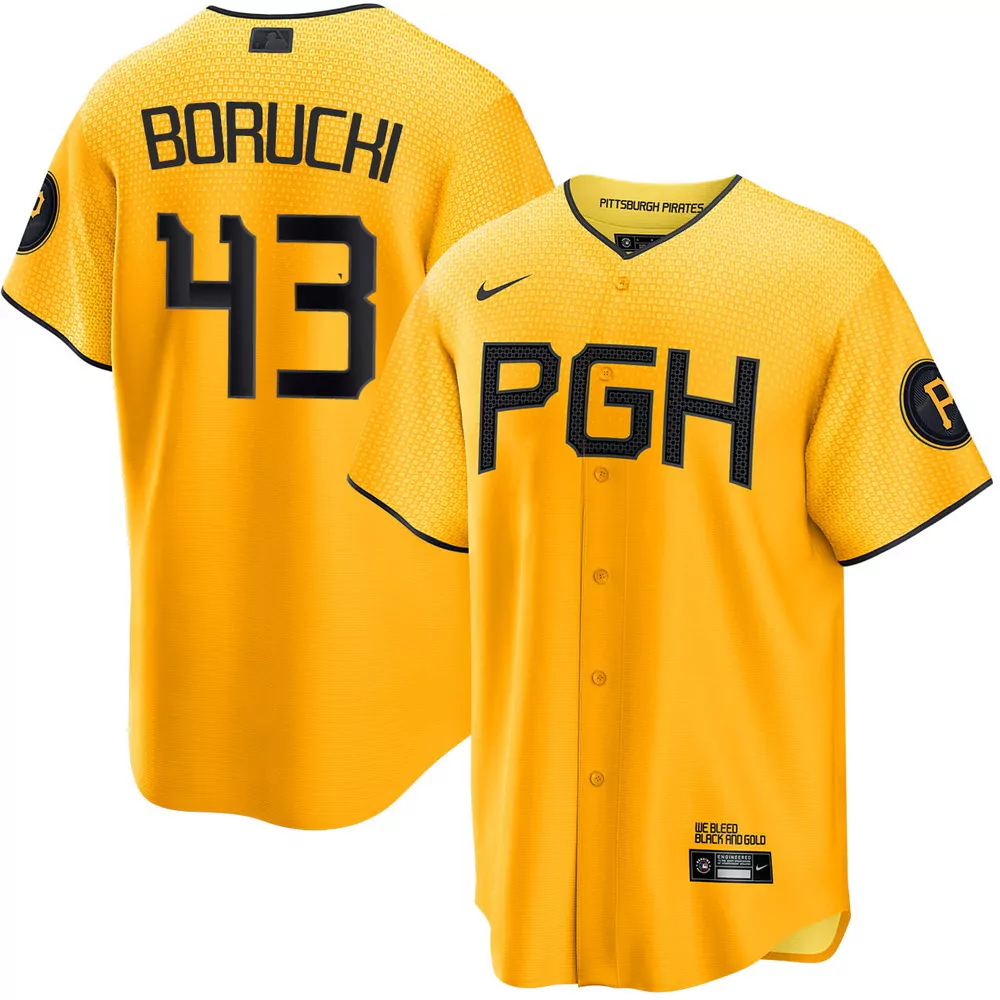 ryan borucki pittsburgh pirates alternate home limited jersey