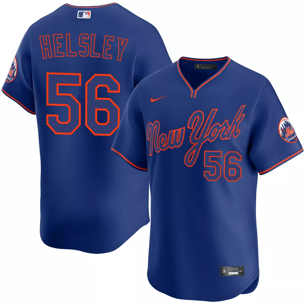 ryan helsley new york mets alternate black limited jersey