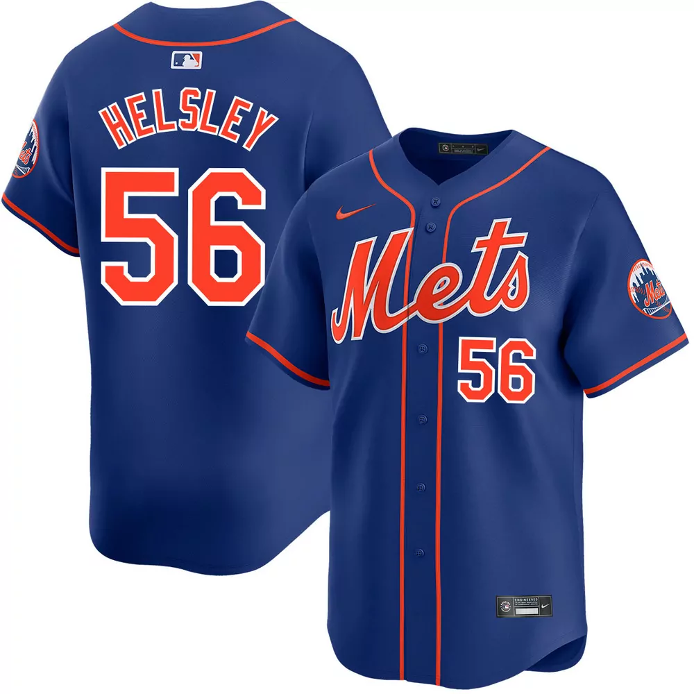 ryan helsley new york mets alternate black limited jersey