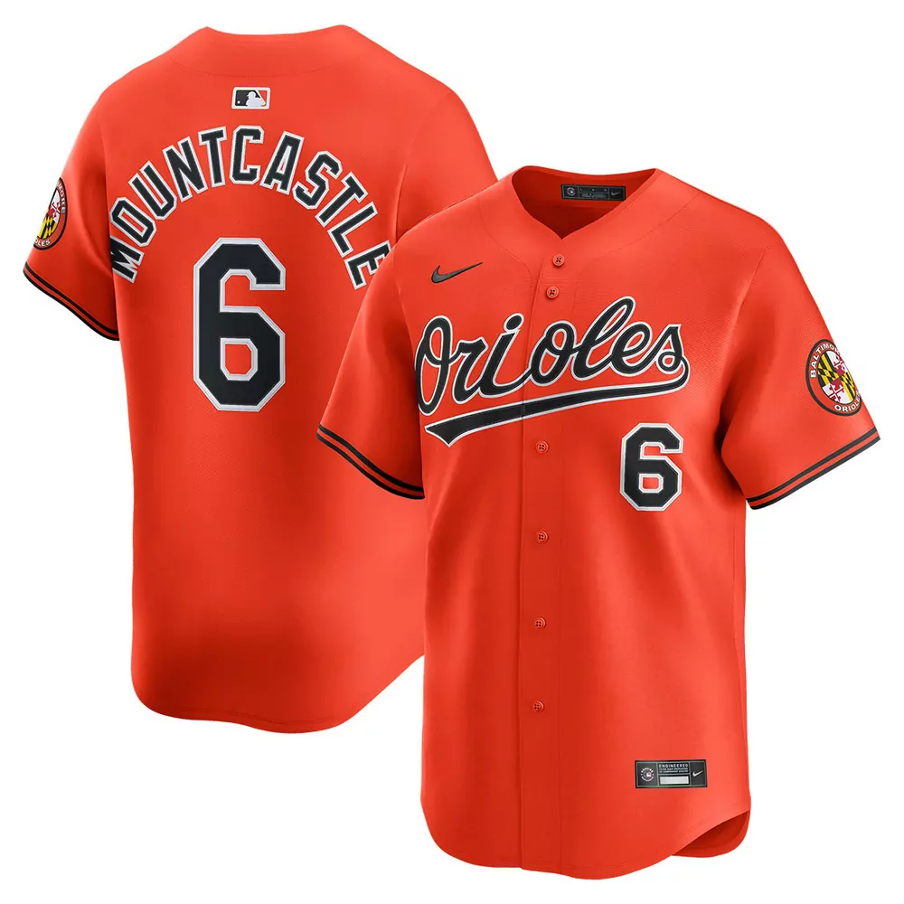 ryan mountcastle baltimore orioles alternate orange jersey