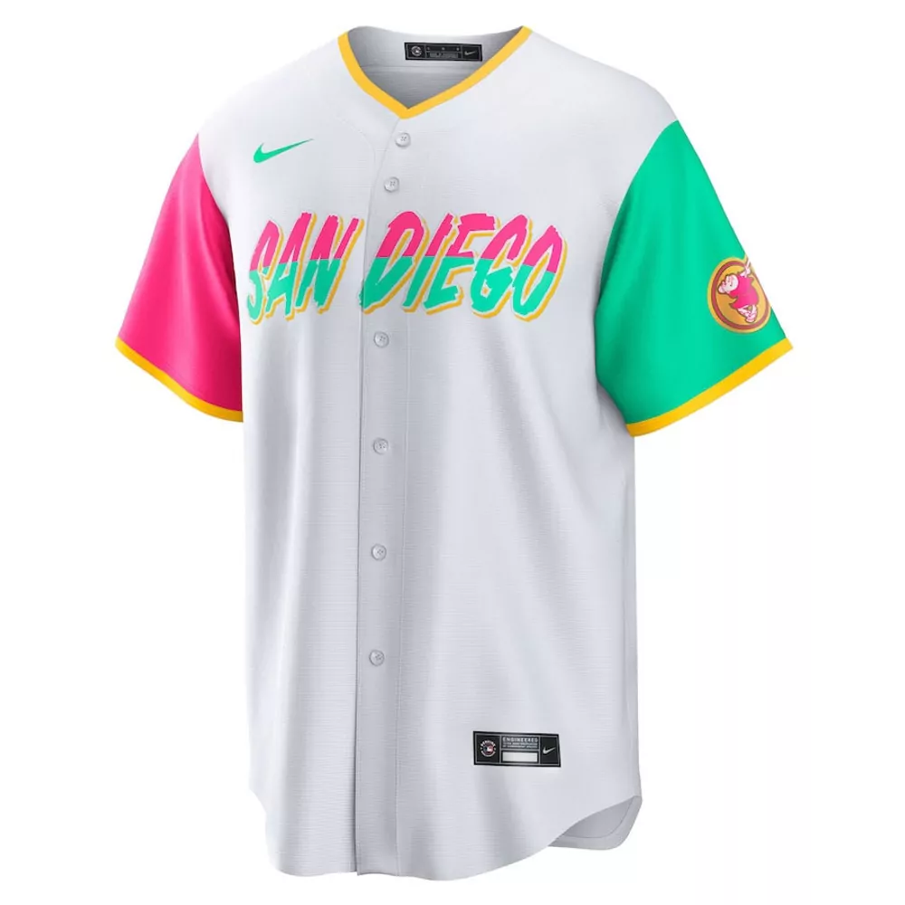ryan bergert san diego padres home limited jersey