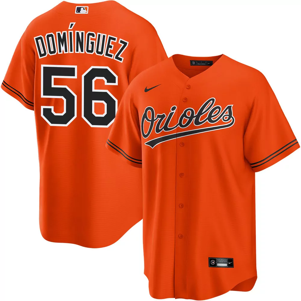 seranthony dominguez baltimore orioles alternate black limited jersey